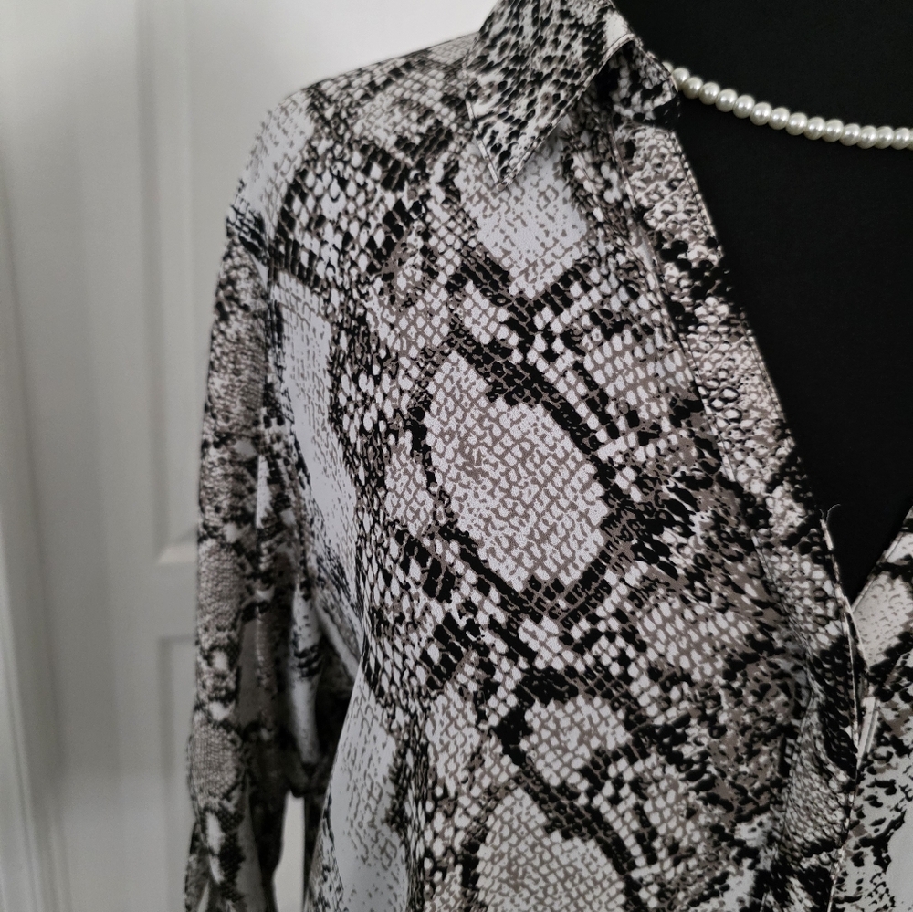Express Snake Print Blouse